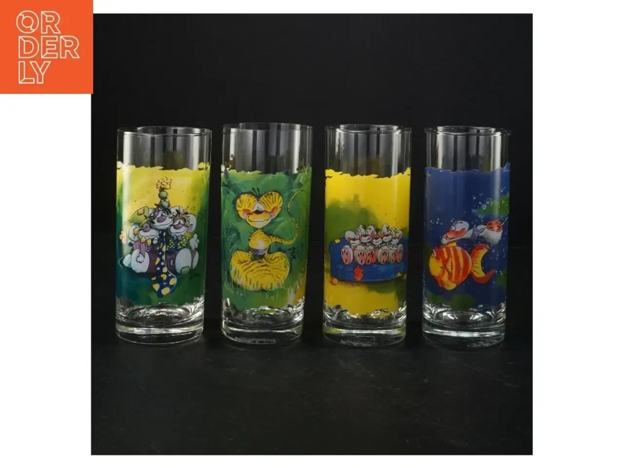 Billede 1 - Dekorative glas med Didl (str. 15 x 6 cm)