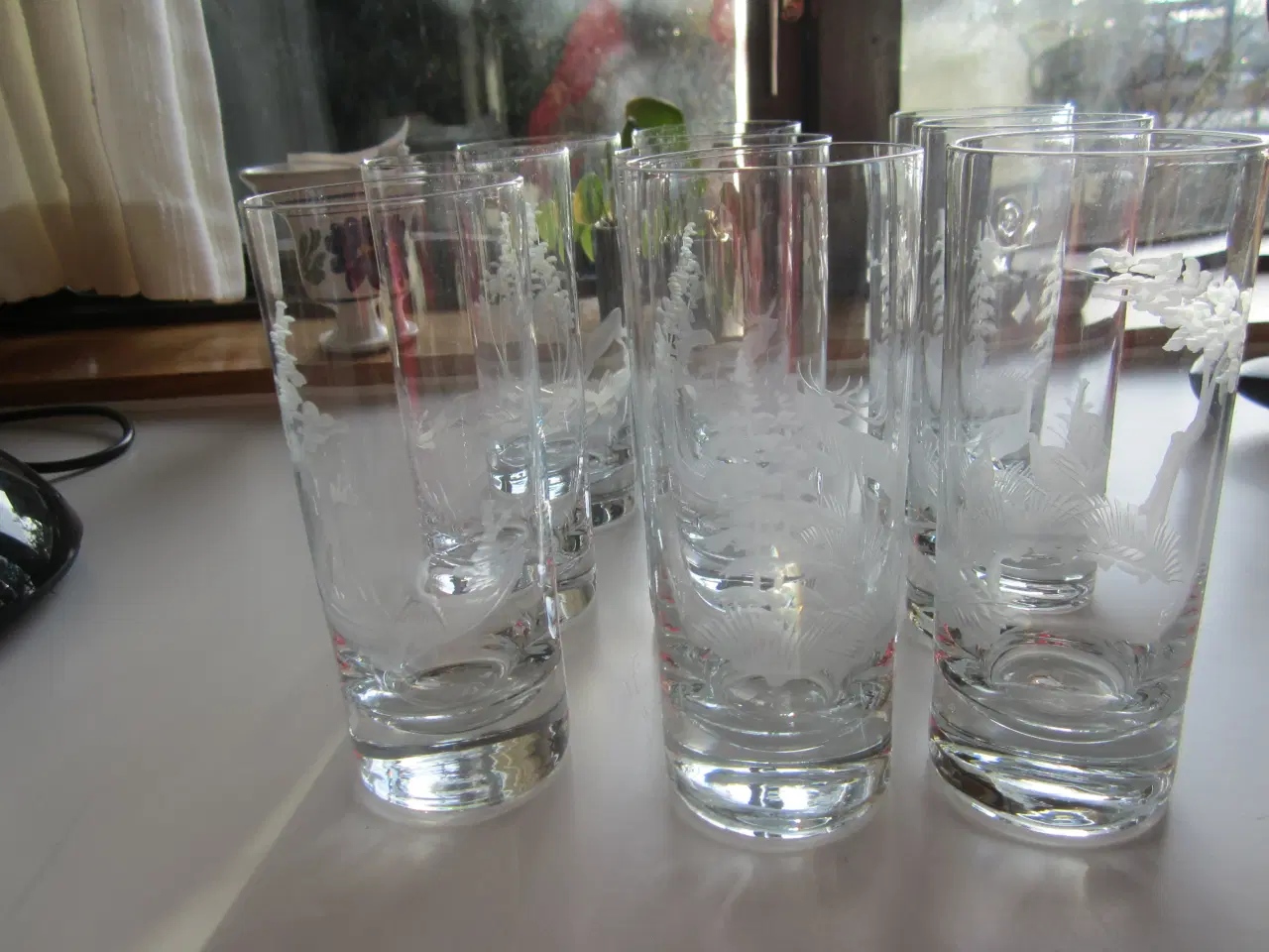 Billede 2 - Flotte Drinks/vand/ glas med slibningerm.m. pr stk