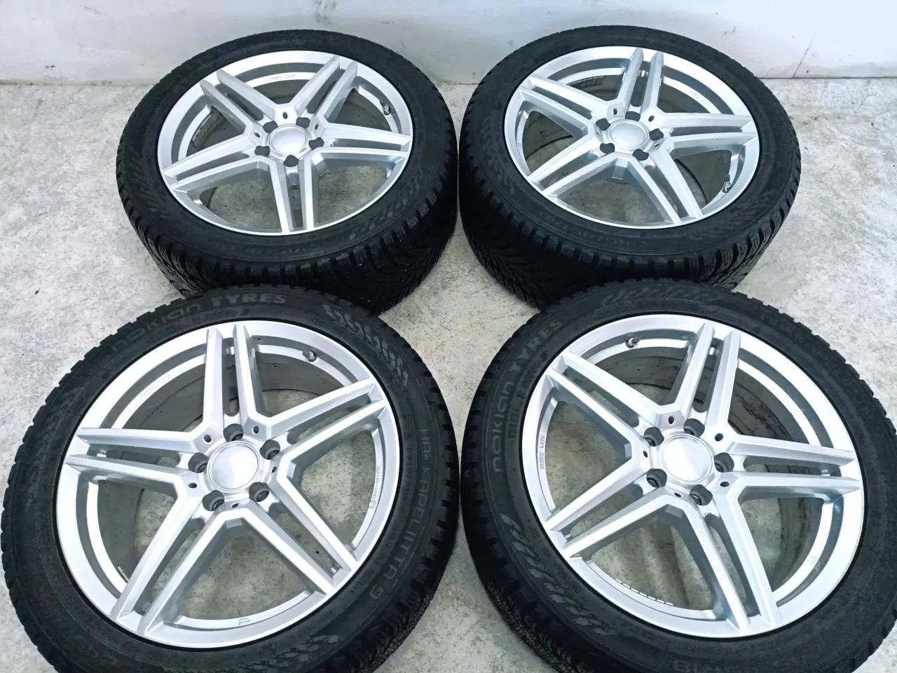 Billede 5 - 5x112 18" ET38 nav 66,6ø UniWheels vintersæt TPMS