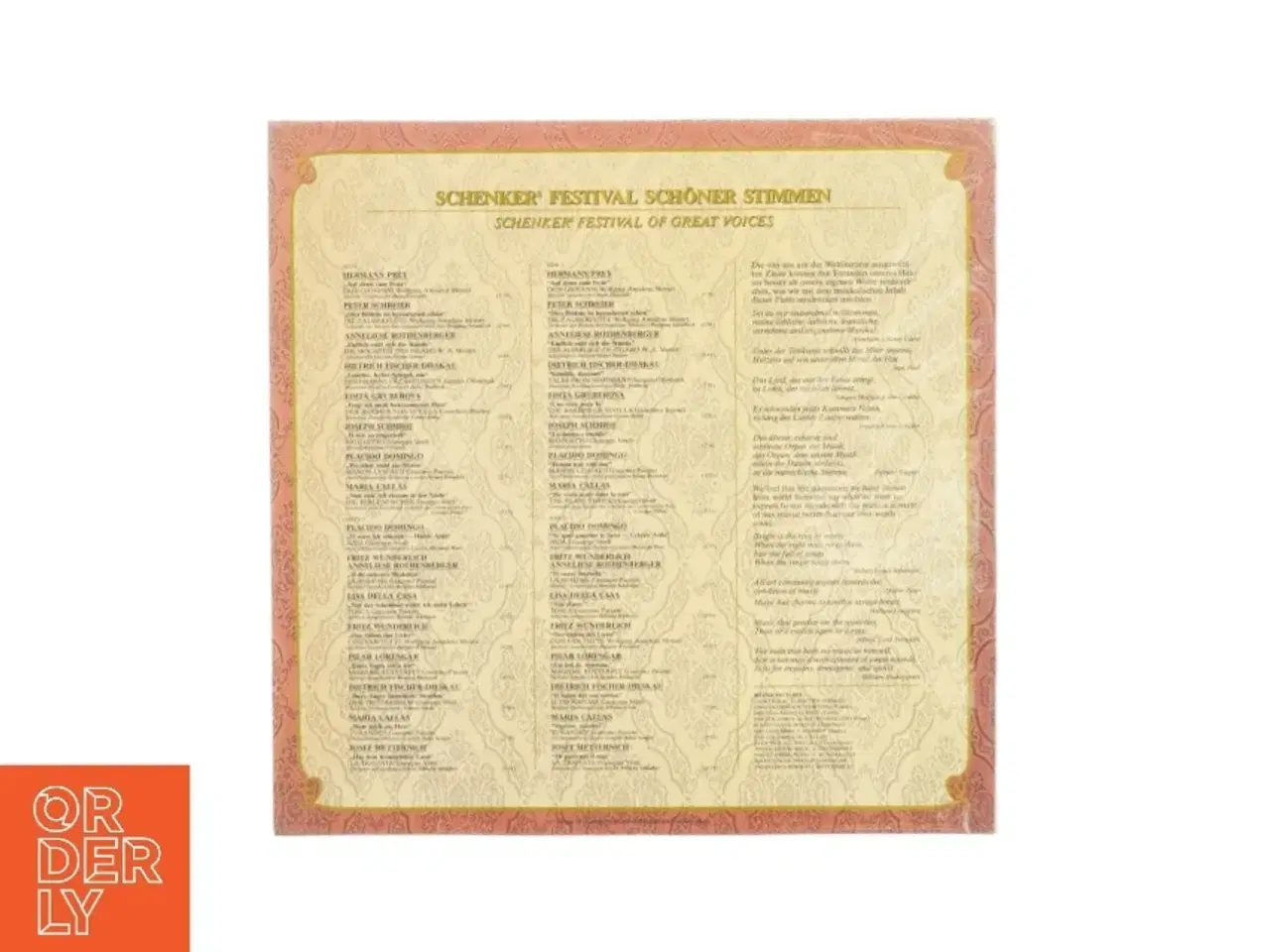 Billede 2 - Schenkers Festival Schner Stimmen vinylplade