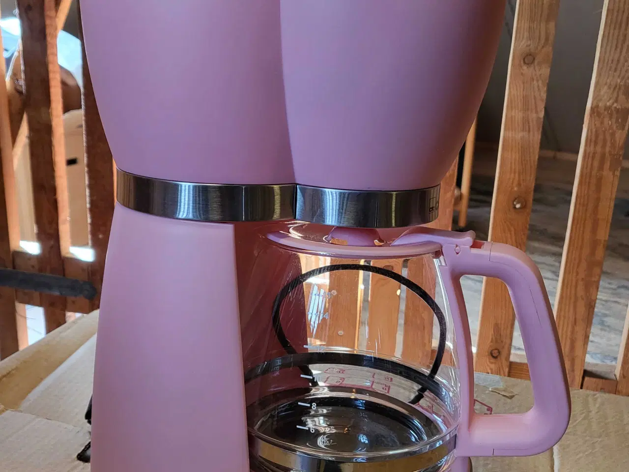 Billede 1 - Lyserød kaffemaskine 