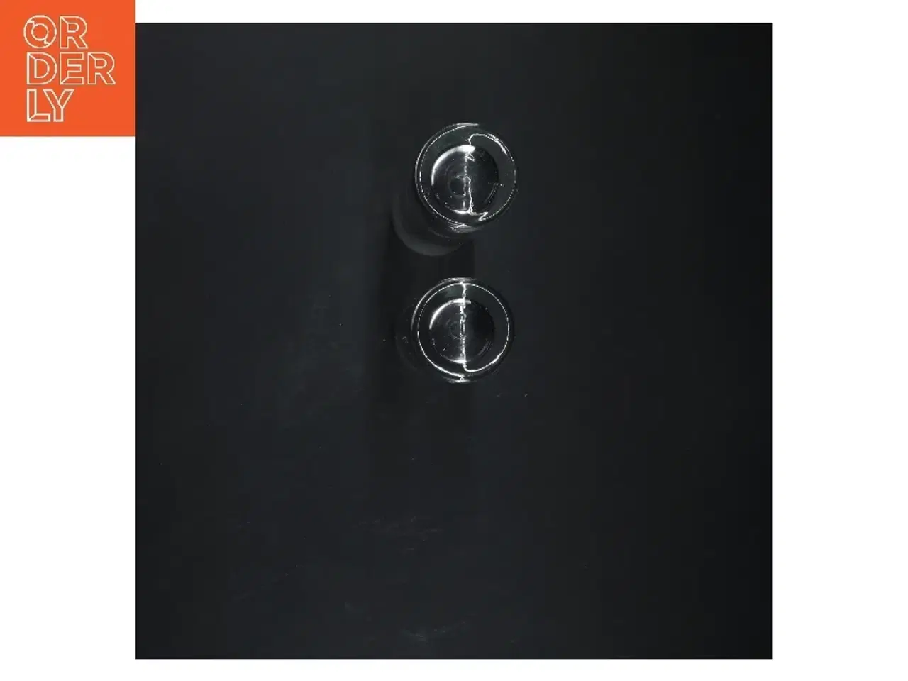 Billede 2 - To glas lysestager (str. 19 cm)