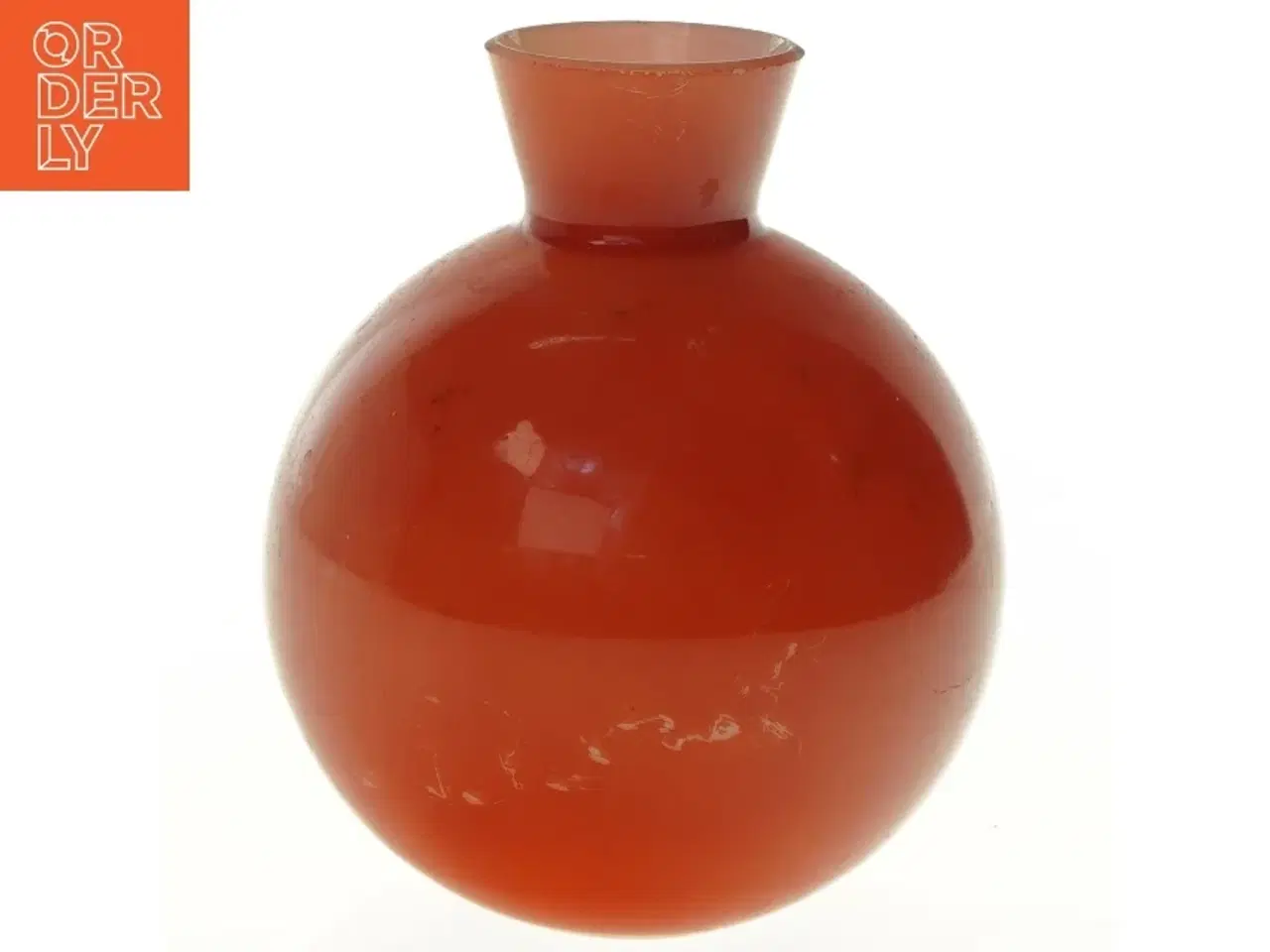 Billede 1 - Glasvase (str. H 14 cm ø 12 cm)