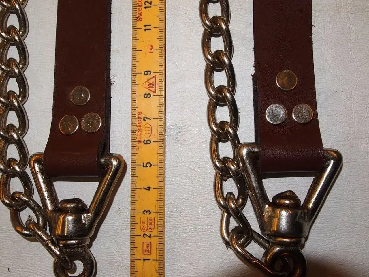 Billede 2 - Liner læder m/kæde 