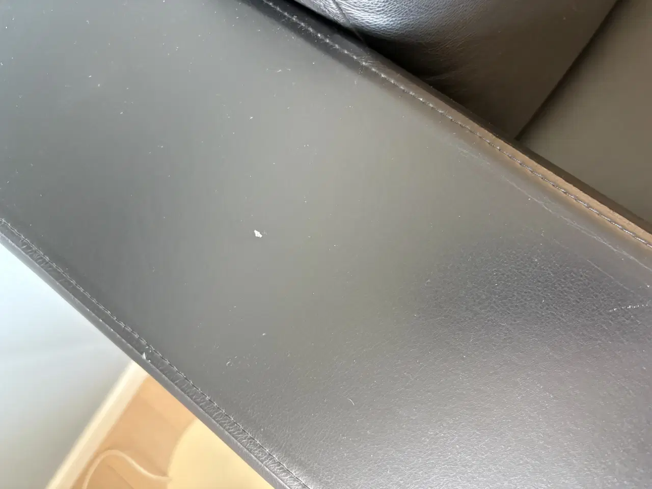 Billede 4 - 2 sofaer i kvalitets læder fra Hurup Møbelfabrik