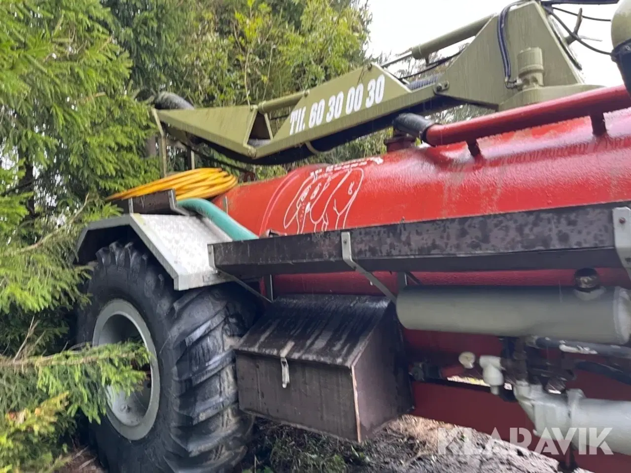 Billede 4 - Slamsuger/spulevogn Samson 10.000 liter