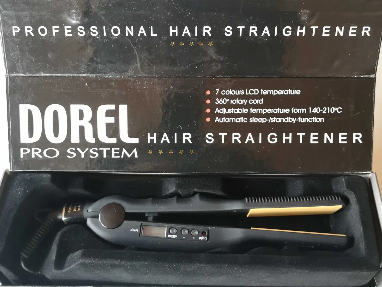 Billede 1 - Glatte jern med temperatur regulering 