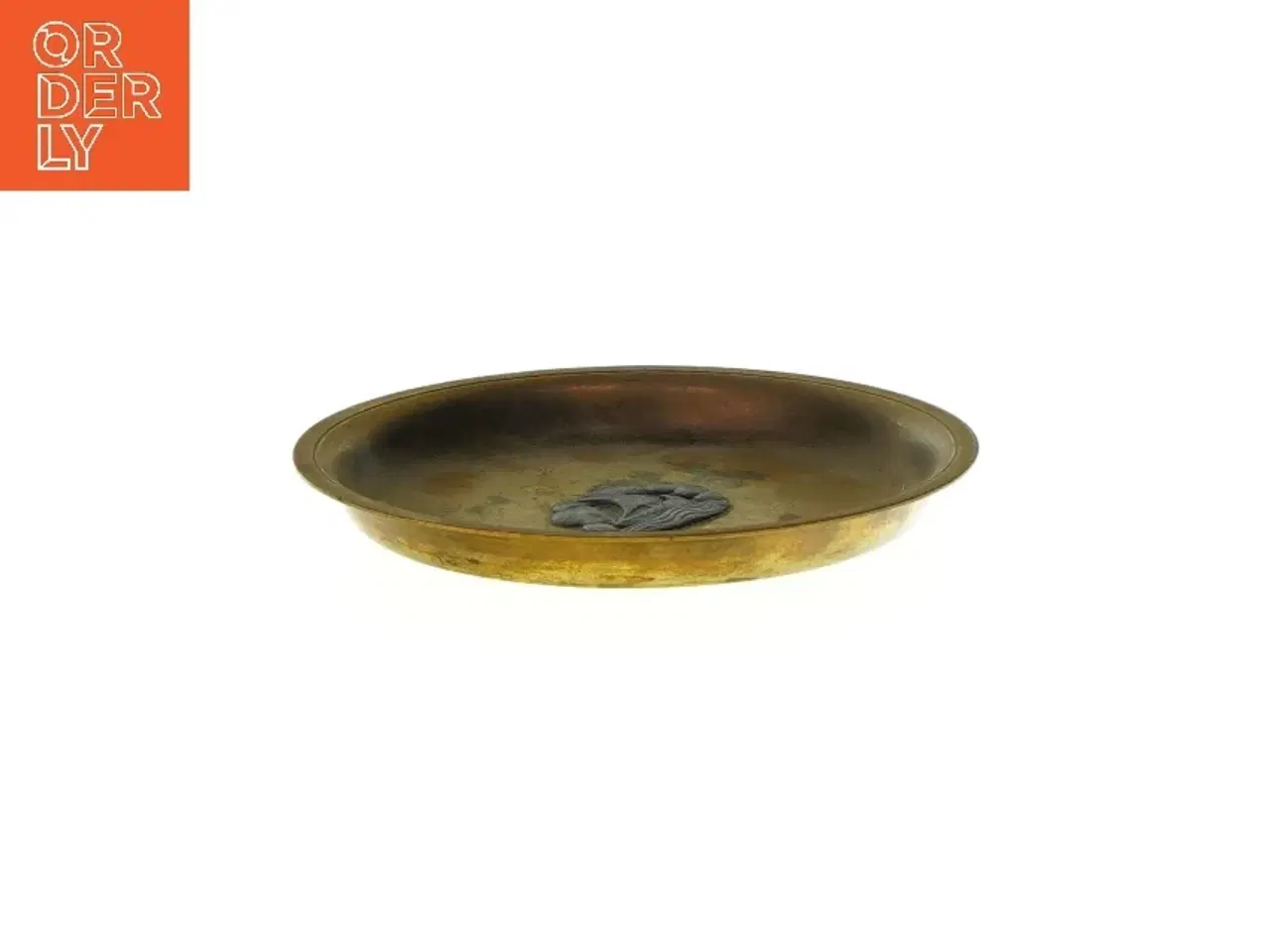 Billede 3 - Dekorativt fad med skib (str. HØ: 2x13cm)