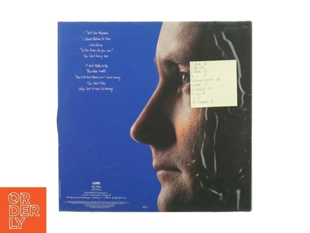 Billede 2 - Phil Collins: Hello i must be going (LP) fra Wea (str. 30 cm)