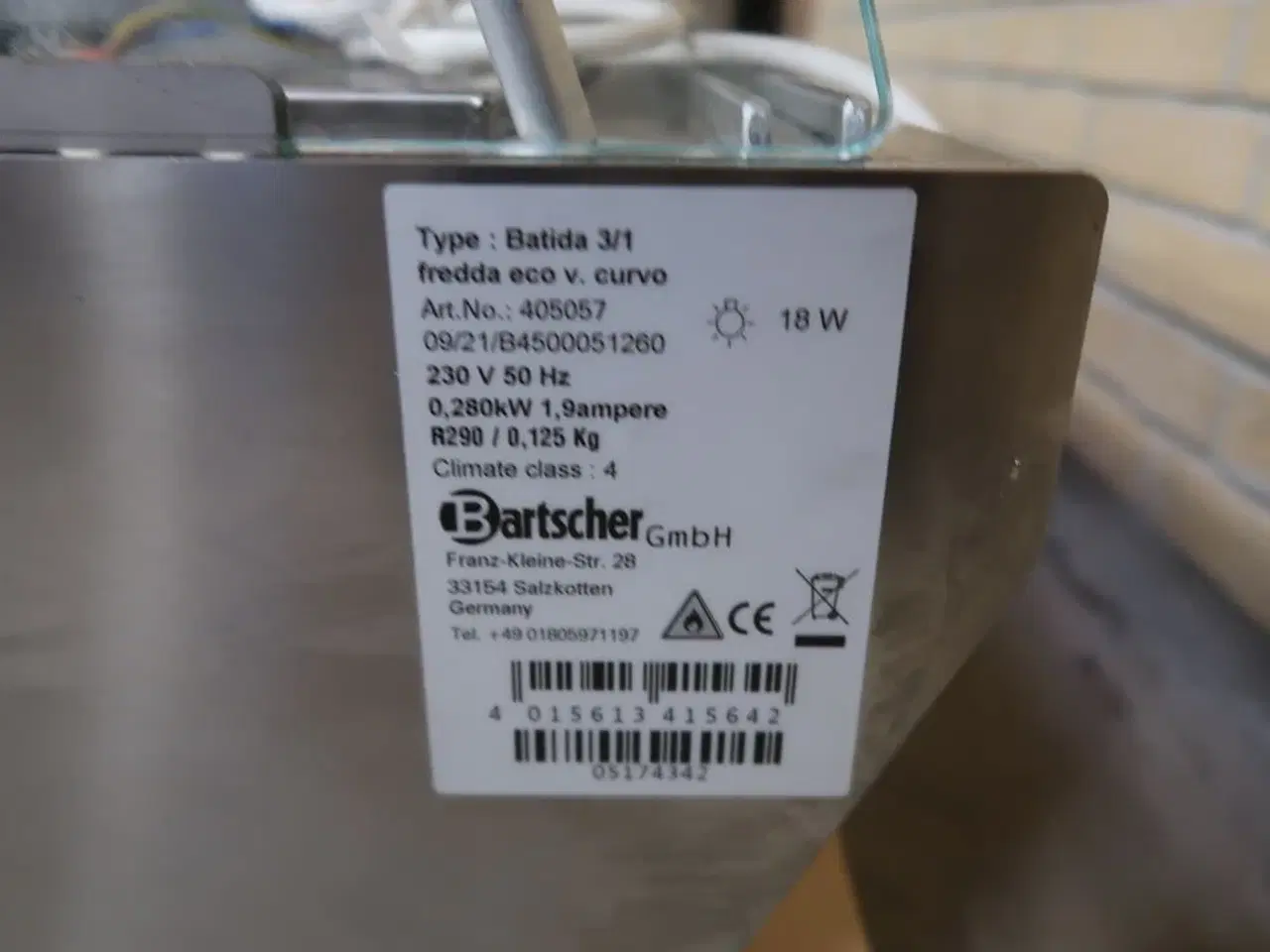 Billede 4 - Bartscher Batida 3/1 kølemontre