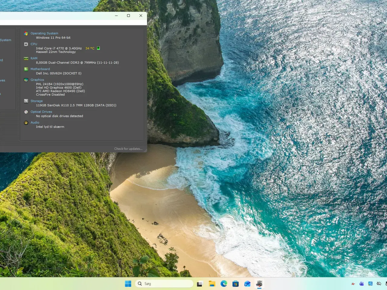 Billede 6 - Dell 9020 SSF med i7 4770 og Windows 11 Pro