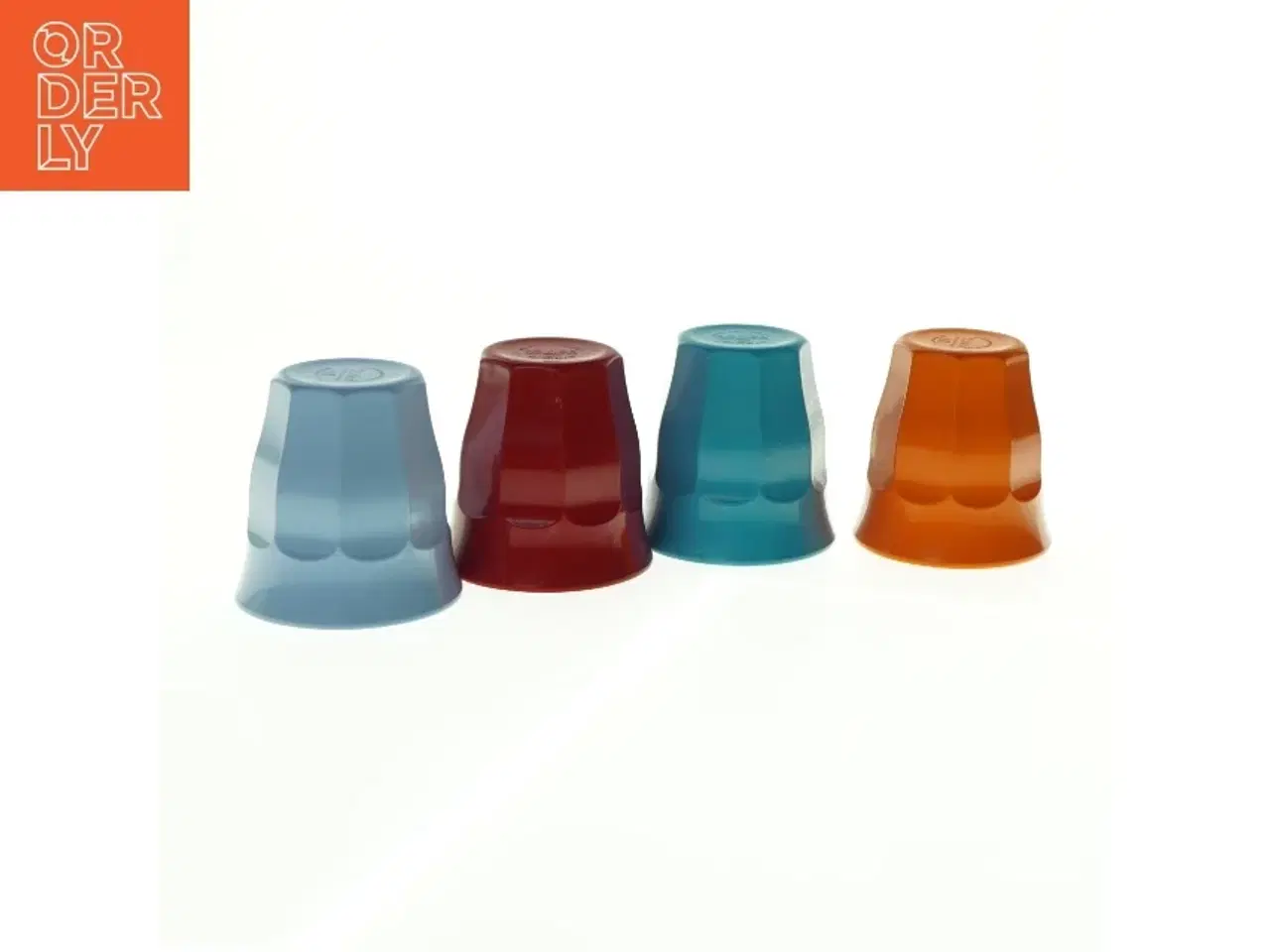 Billede 4 - Farverige plastkrus fra Rice (str. 8 x 7,5 cm)