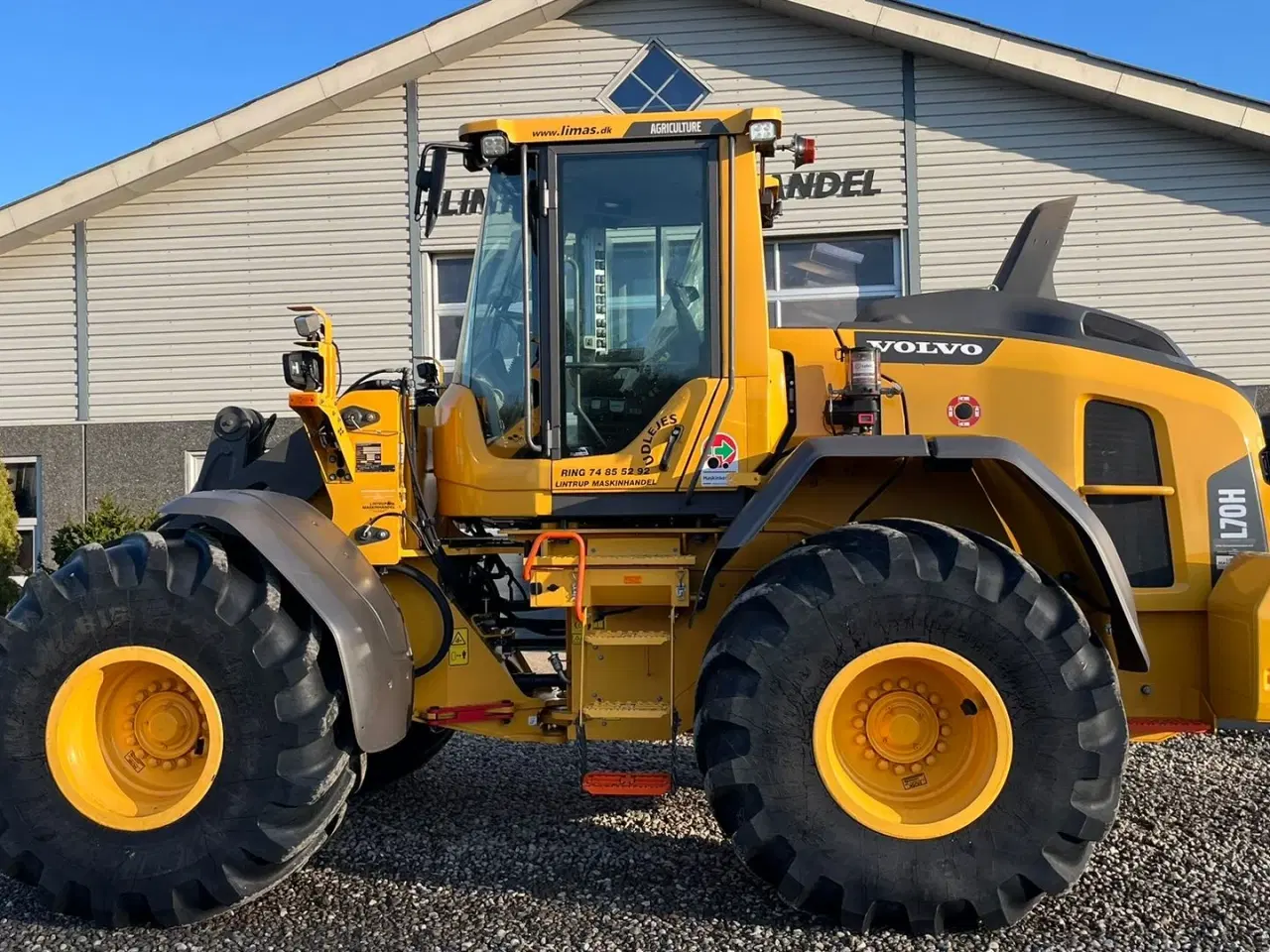 Billede 1 - Volvo L 70 H H2 AGRICULTURE DK-maskine, Co-Pilot & med 750mm Michelin MEGA X BIB hjul.  HUSK også udlejning, også med forkøbsret.