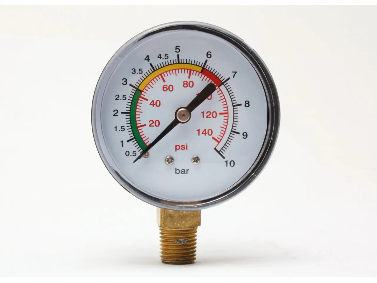 Billede 1 - 0-12 bar, ø63 mm manometer