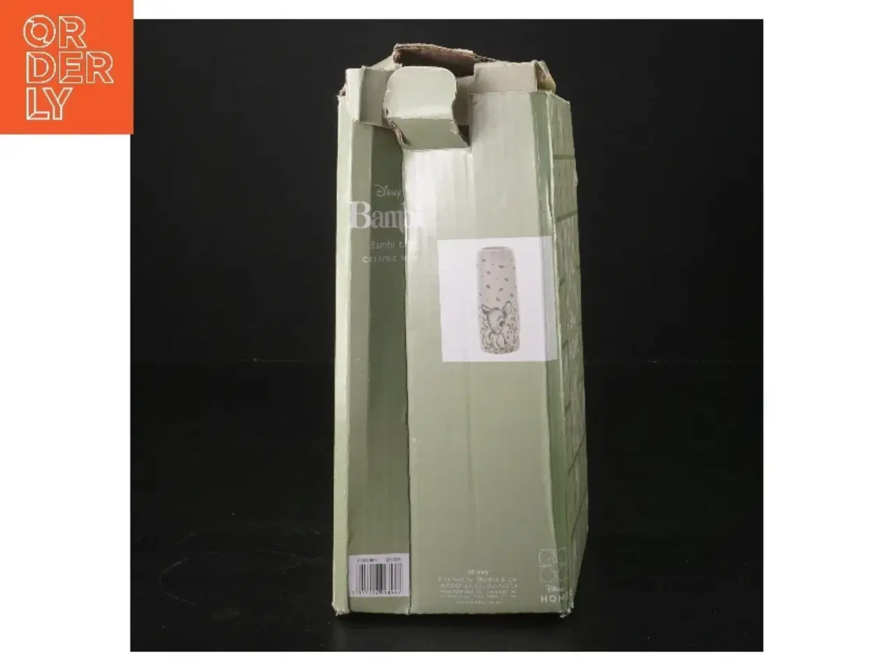 Billede 5 - Disney vase med Bambi motiv fra Disney (str. Ø 8x h 19 cm)