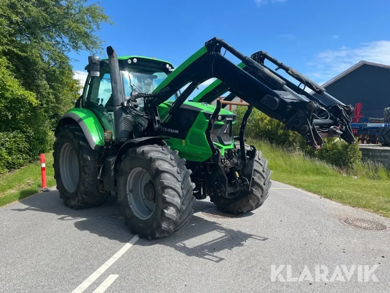 Billede 2 - Traktor DEUTZ-FAHR Agronom 6165.4 med frontlæsser