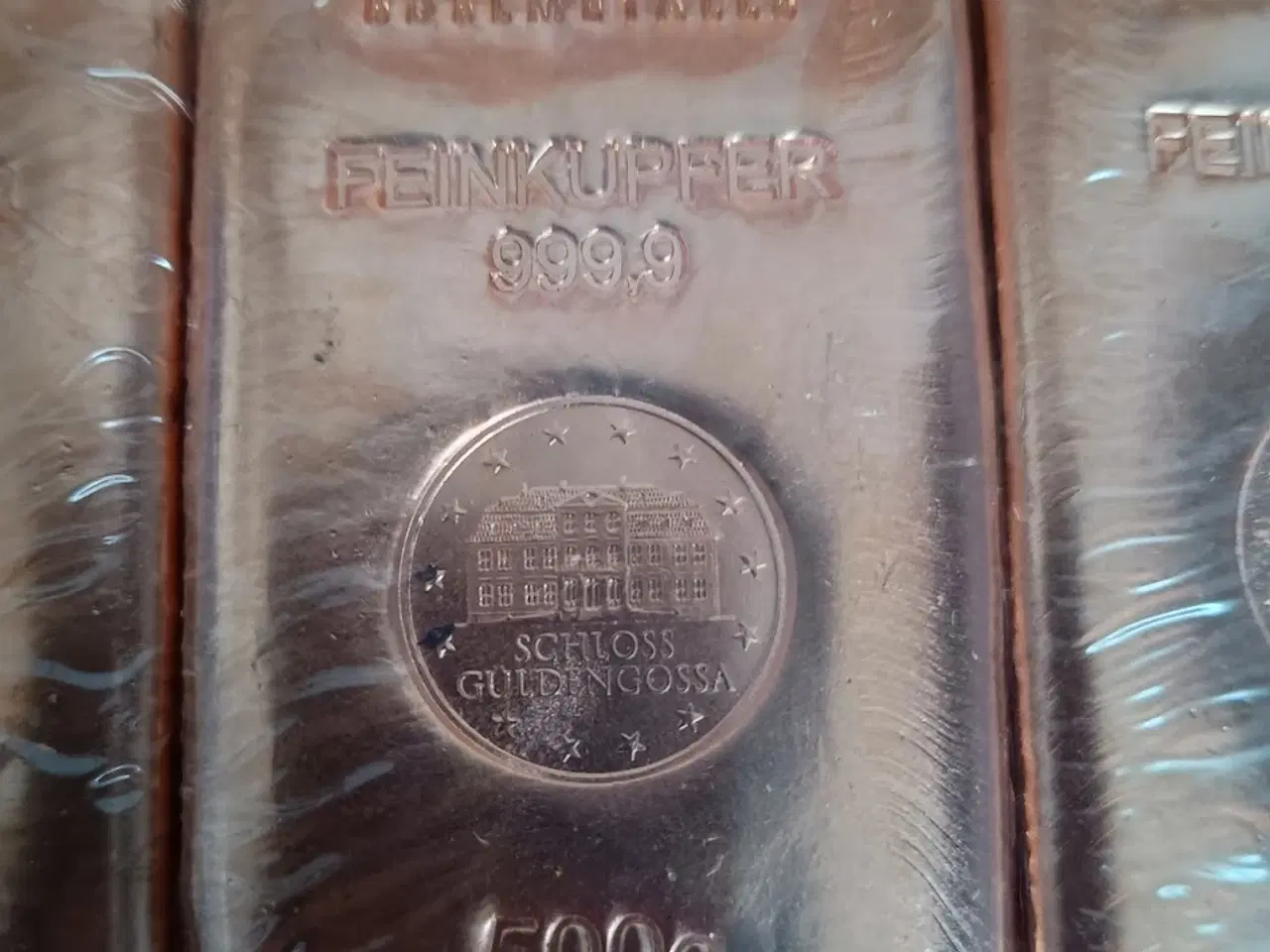 Billede 2 - 2 kg kobberbarre i gaveæske