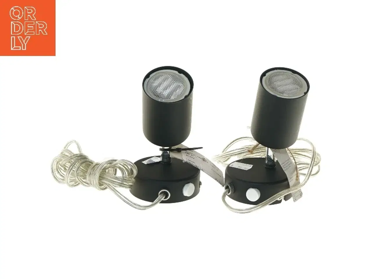 Billede 1 - Sæt af sorte spotlamper fra Nordlux (str. 15 cm)