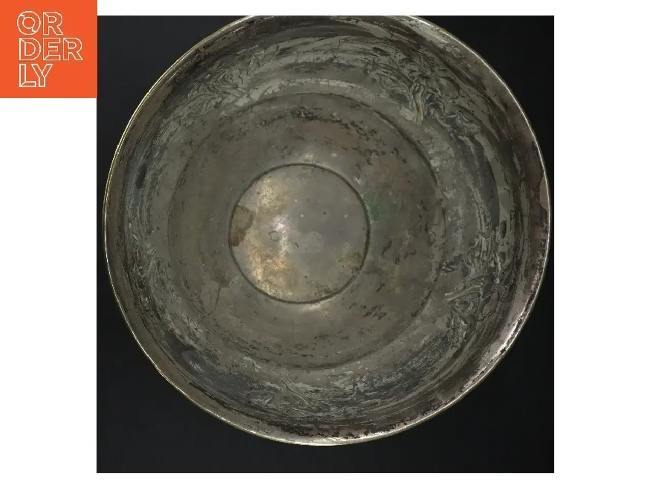 Billede 3 - Dekorativ sølvpletskål (str. H. 24 cm. 26 cm)