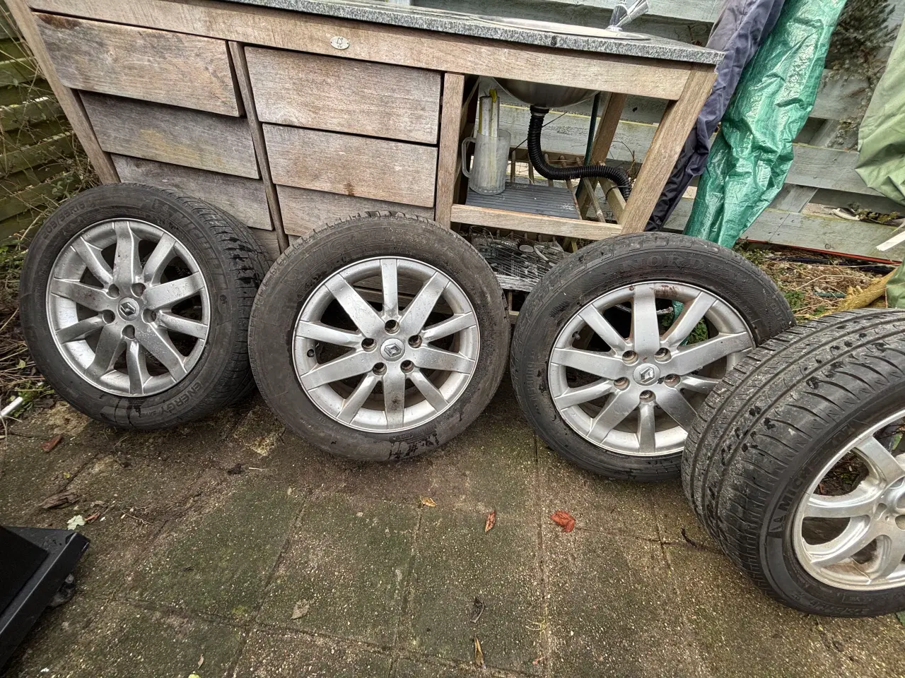 Billede 4 - 4 Alu/hjul