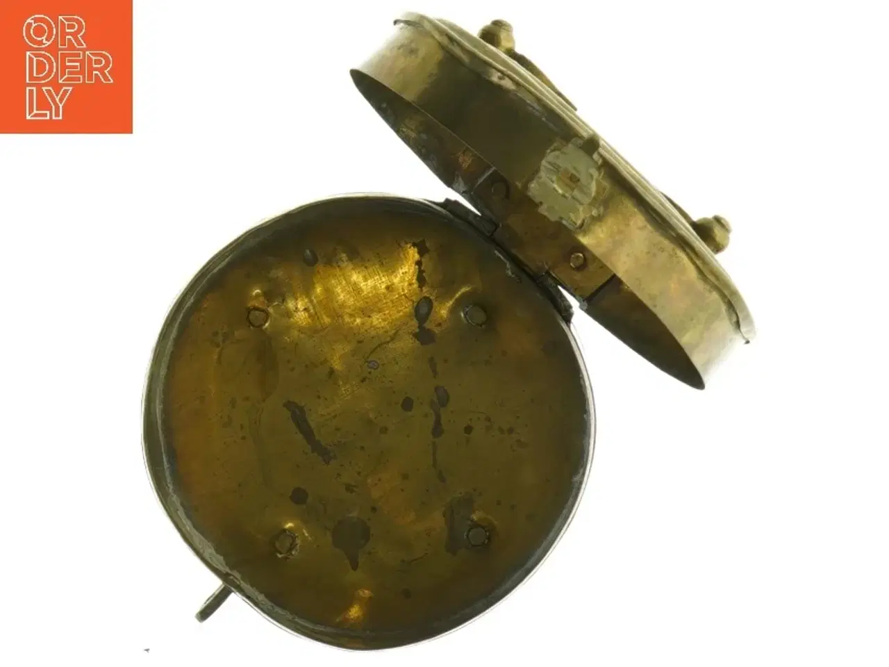 Billede 3 - Messing æske med låg (str. 11 x 7 cm)