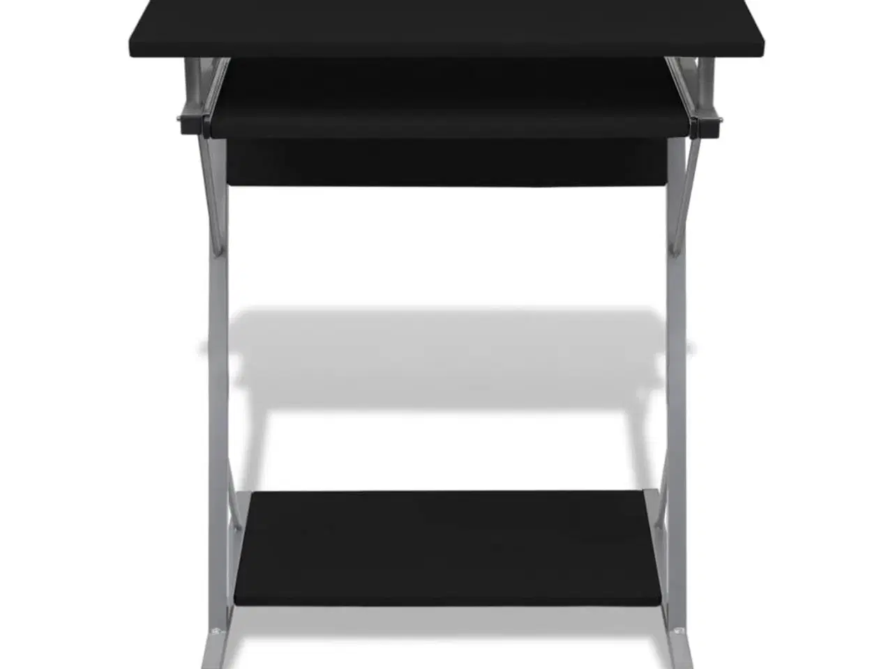 Billede 2 - Kompakt computerbord med udtræksplade til tastetur