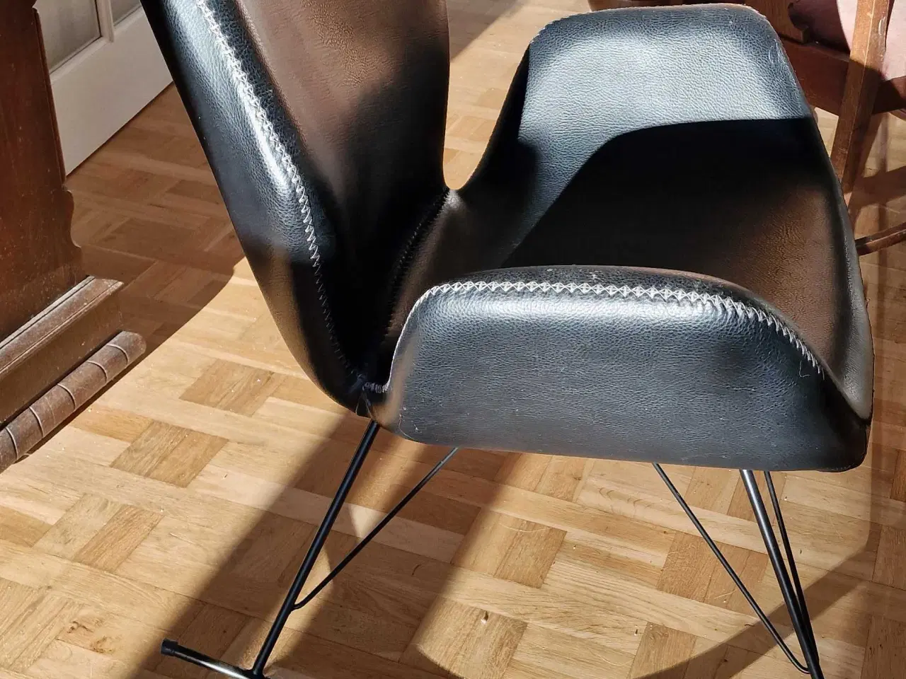 Billede 2 - Gyngestol i læder