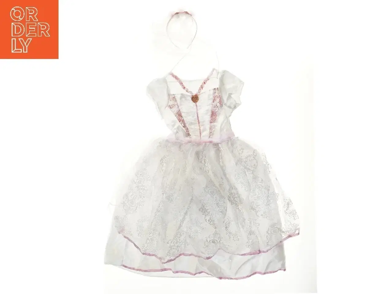 Billede 1 - Prinsesse udklædningskjole (str. bryst: 28 L: 85 cm)