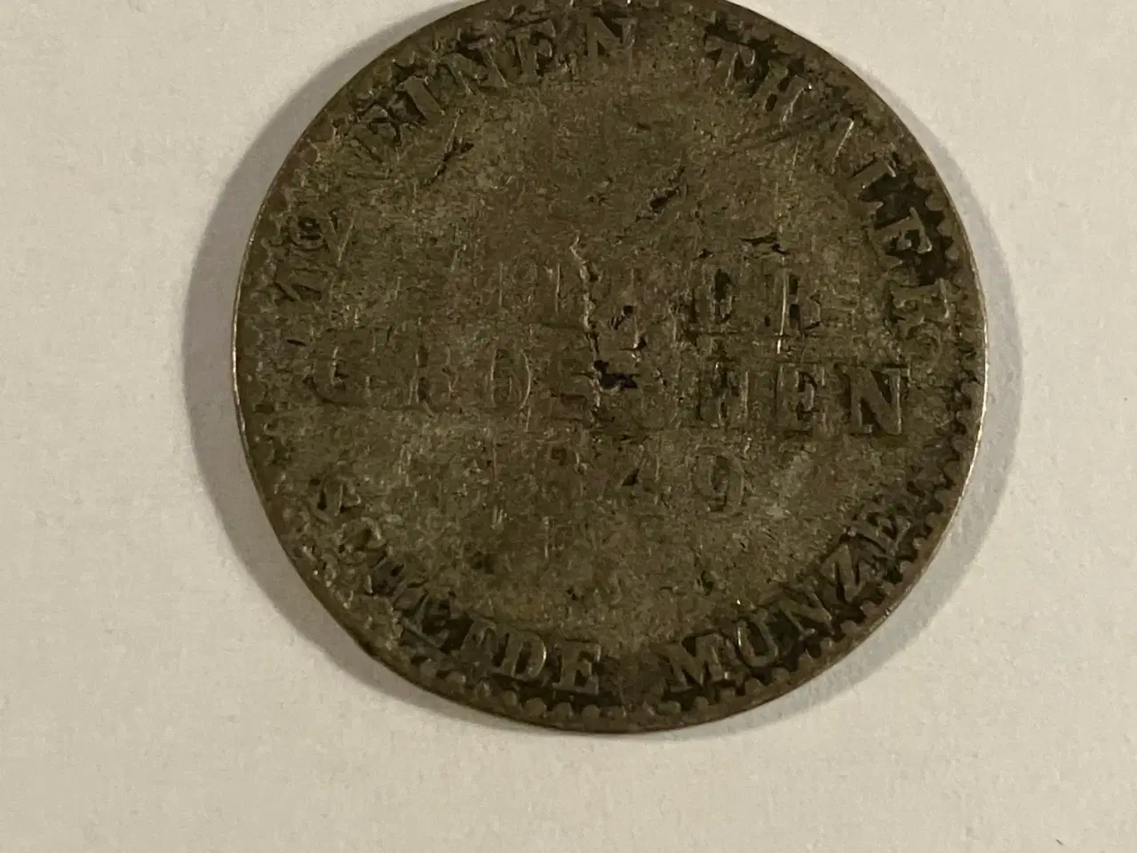 Billede 1 - 2 1/2 Silber Groschen 1849 - Meget slidt