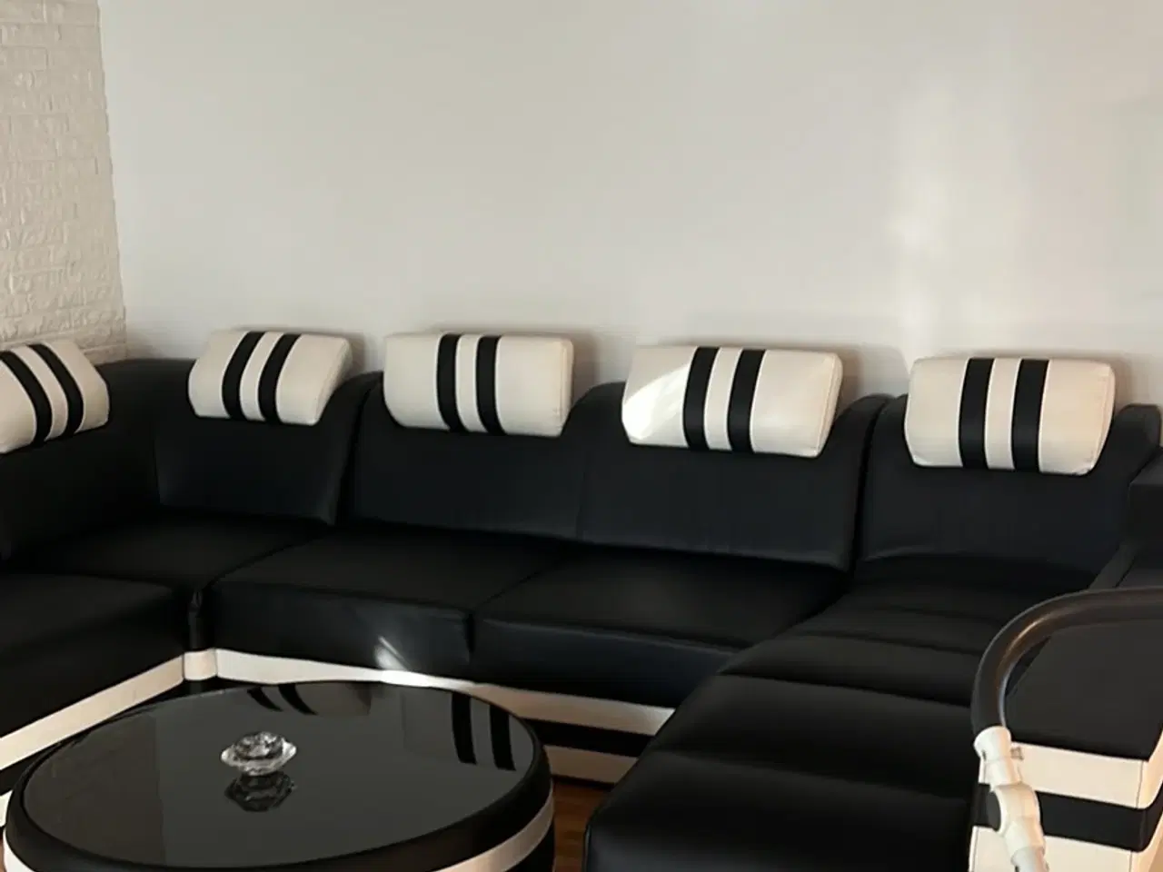 Billede 1 - U-sofa med chaiselong