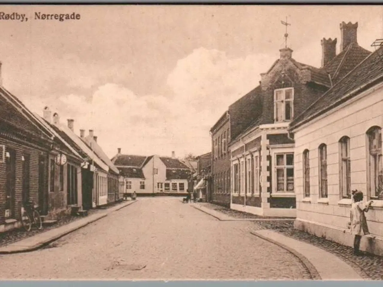 Billede 1 - Nørregade - Rødby - Postkort - Ubrugt
