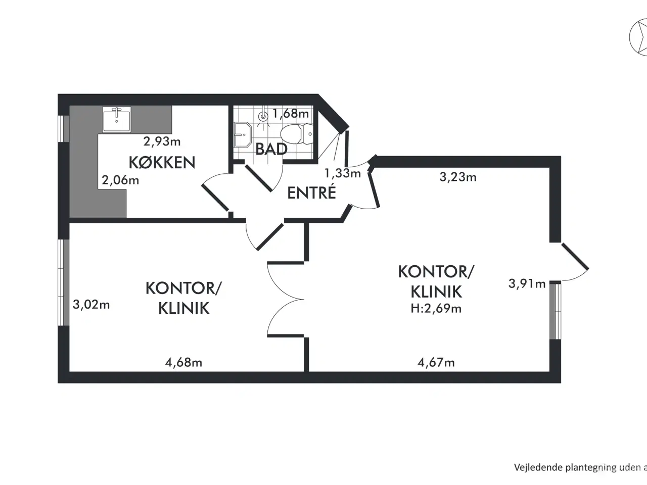 Billede 10 - 56 m² Lyst og indbydende erhvervslejemål