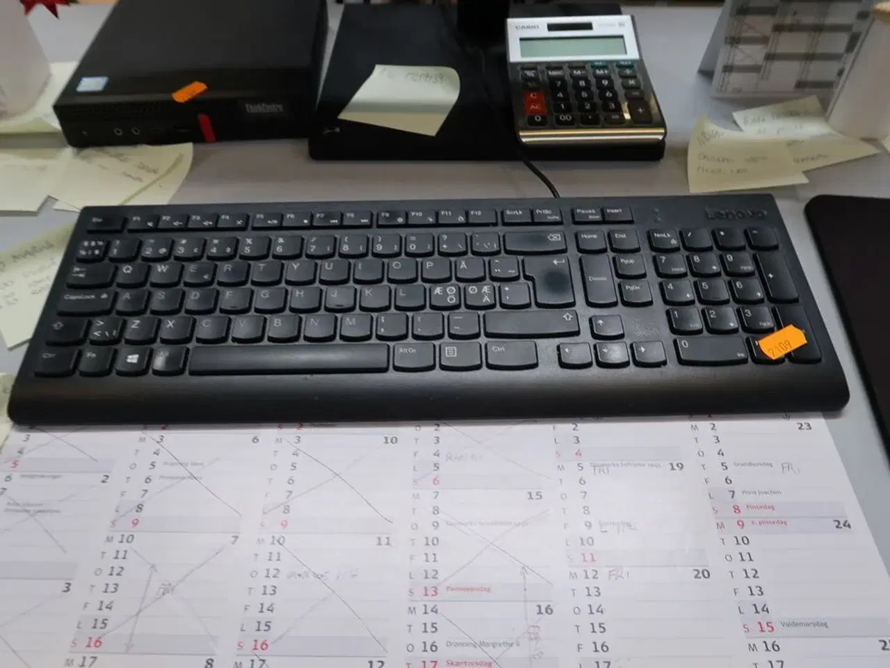 Billede 3 - Computerskærm SAMSUNG, tastatur, håndscanner, computer LENOVO