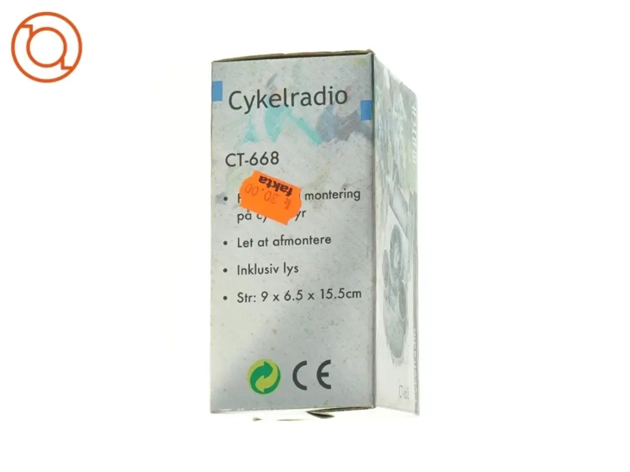 Billede 2 - Cykelradio fra Fakta (str. LBH: 9x6,5x15,5cm)