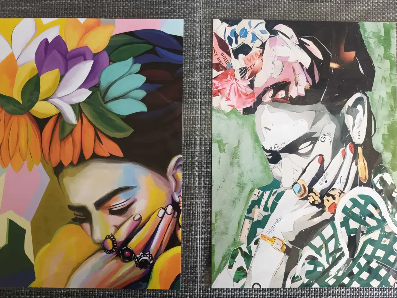 Billede 1 - 2 plakater i A5 - Af smukke kvinder