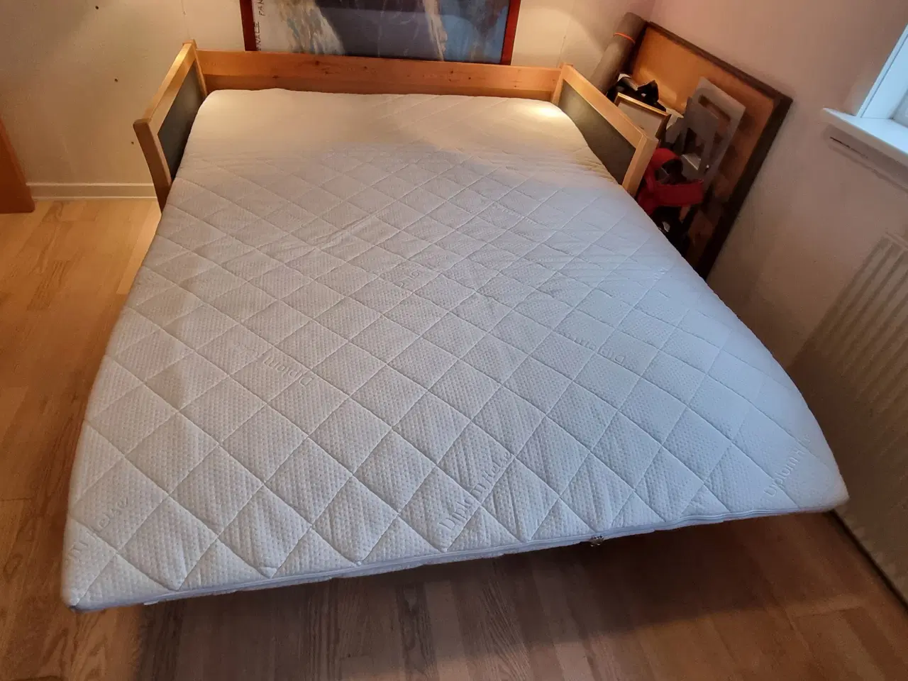 Billede 6 - Fin grøn sovesofa med lækker topmadras