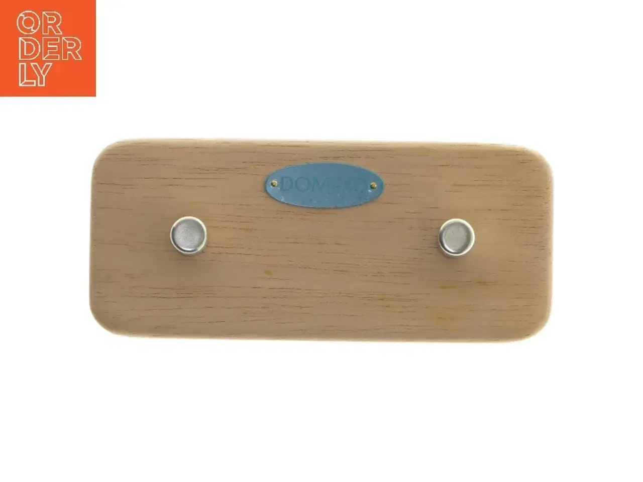 Billede 1 - Knagerække med to knager (str. 16x7 cm)