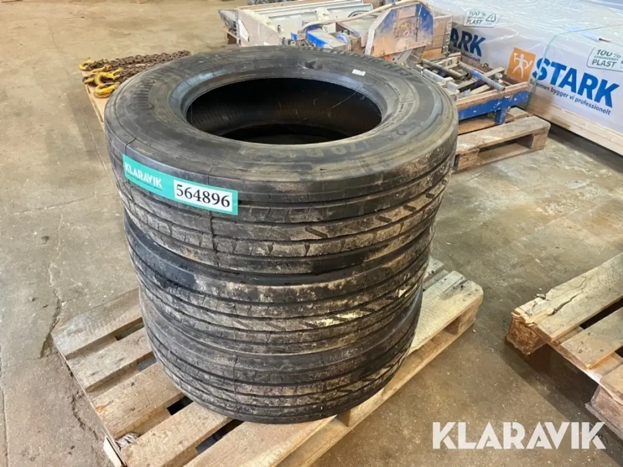 Billede 3 - Lastvognsdæk Continental Conti Hybrid HT3 245/70R19,5 -3 stk