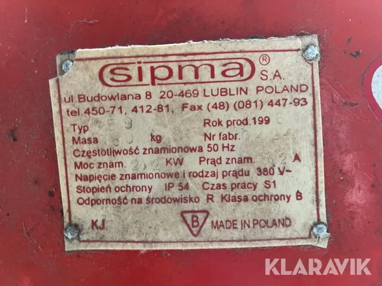 Billede 10 - Kornvalse Sipma H-759