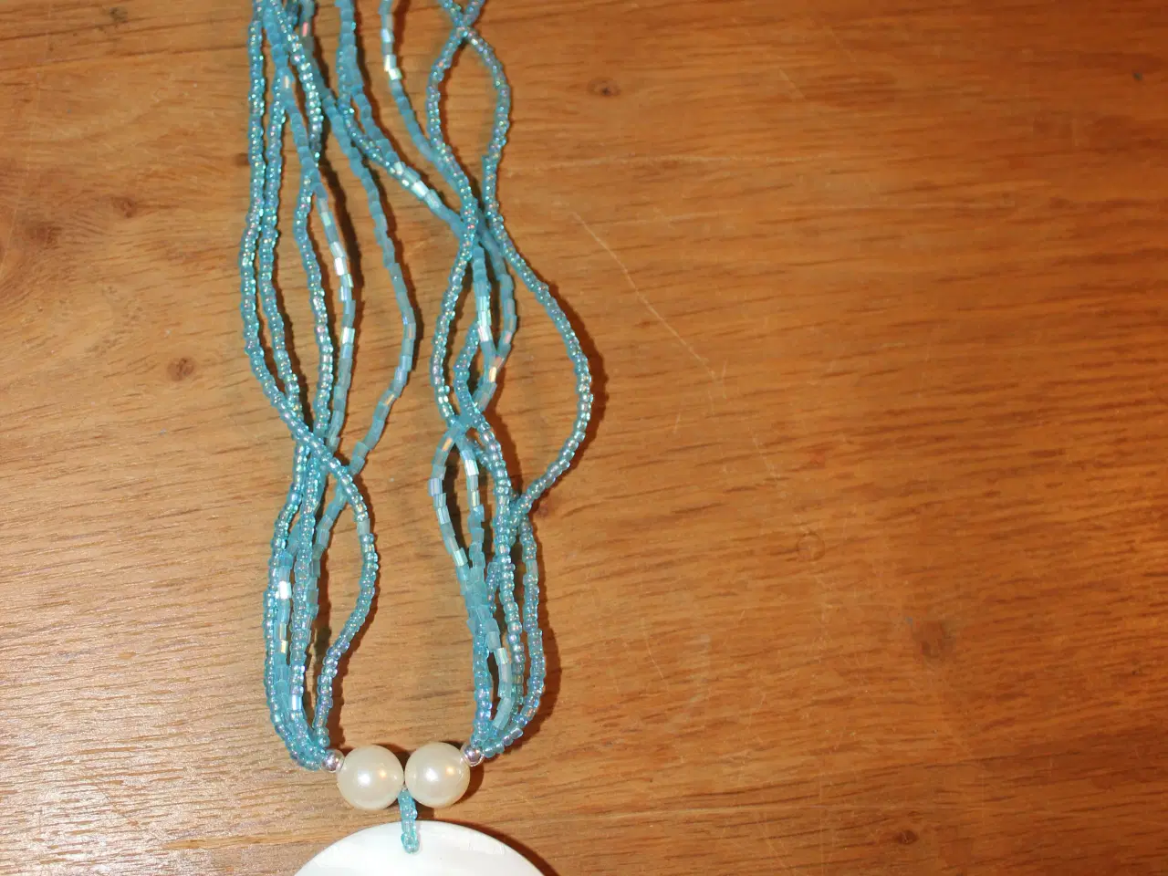 Billede 2 - Flot blå halskæde