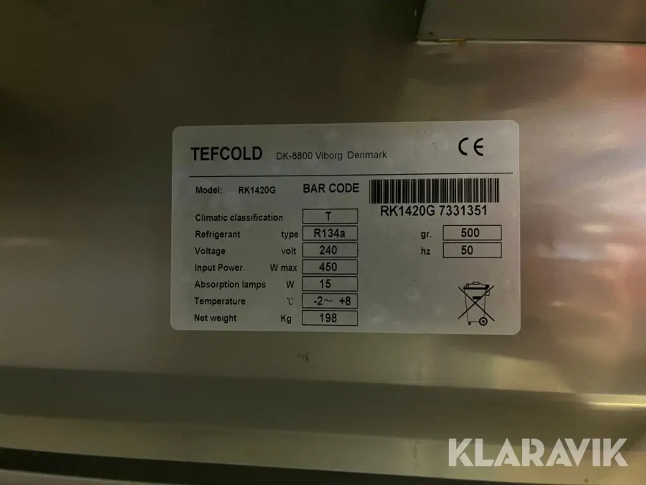 Billede 8 - Køledisplay Knudsen Køling KR65/206