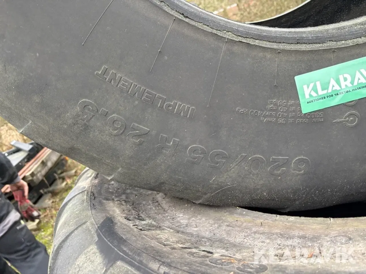 Billede 7 - Landbrugsdæk Vredstein 620/55R22.5 3 styk