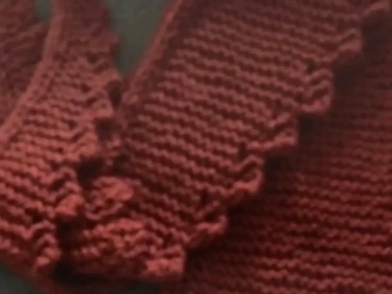 Billede 3 - Strikkede halstørklæde 