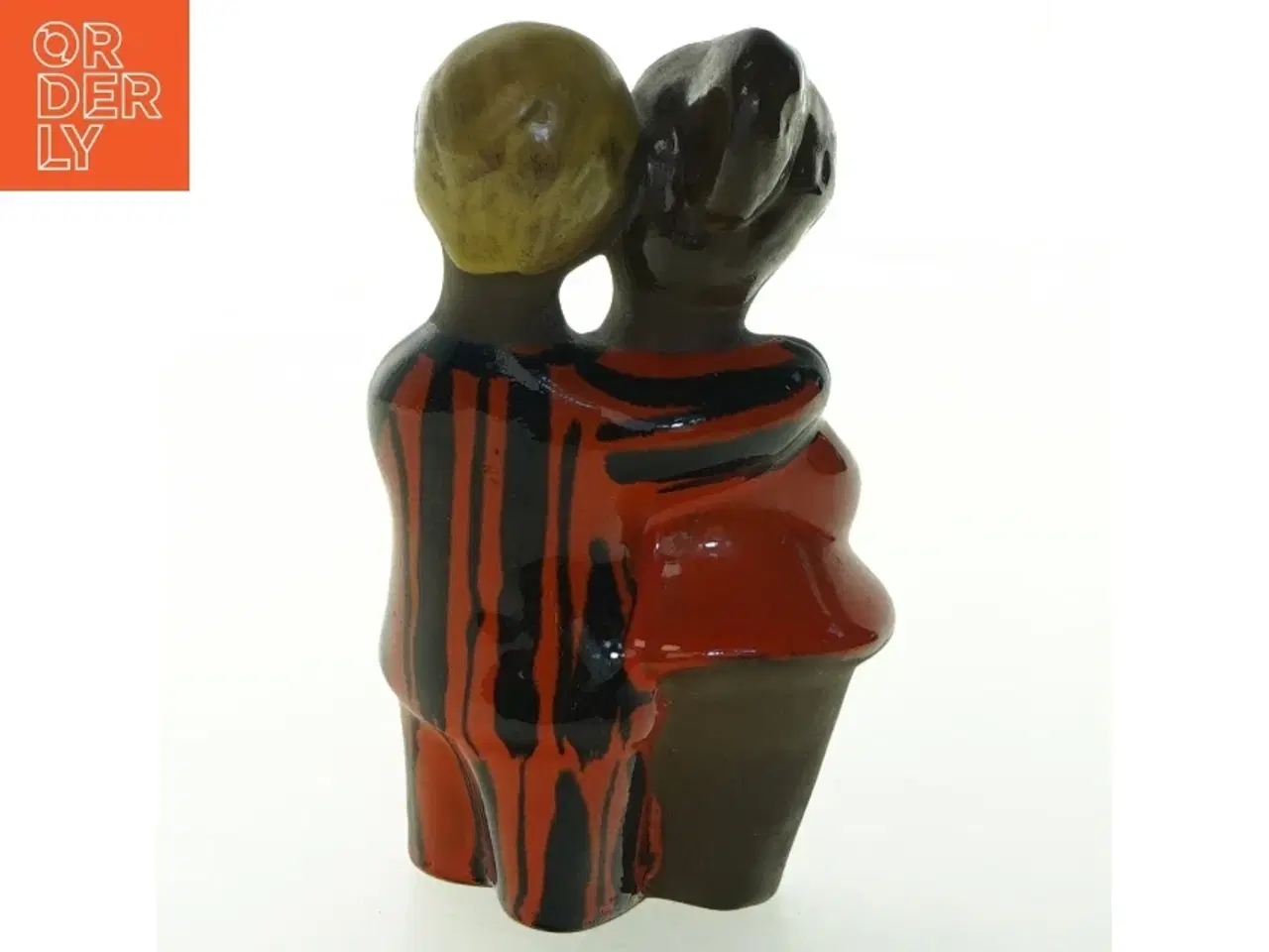 Billede 3 - Keramik figur af et par (str. 15 cm)