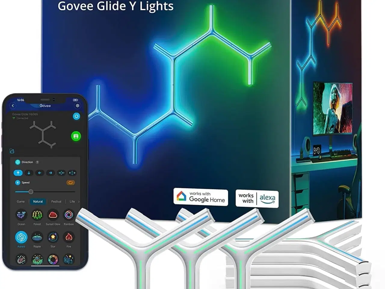 Billede 1 - Govee Glide Y Lights