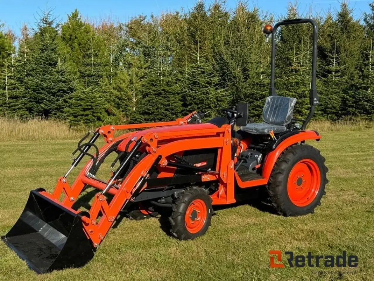 Billede 2 - - - - RHINOCEROS 25 HP Kompakttraktor med frontlæsser