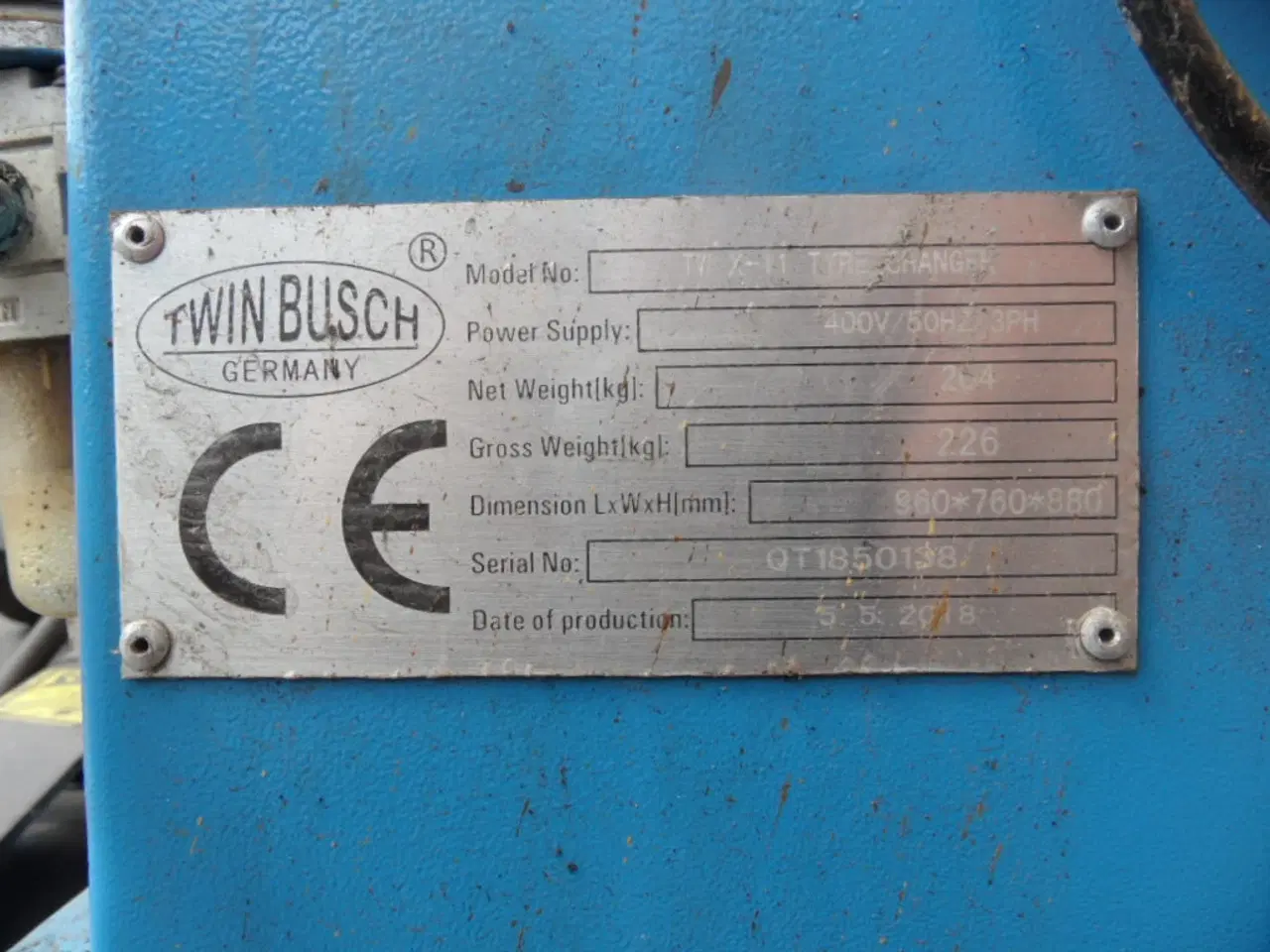 Billede 3 - Dæk maskine TWIN BUSCH