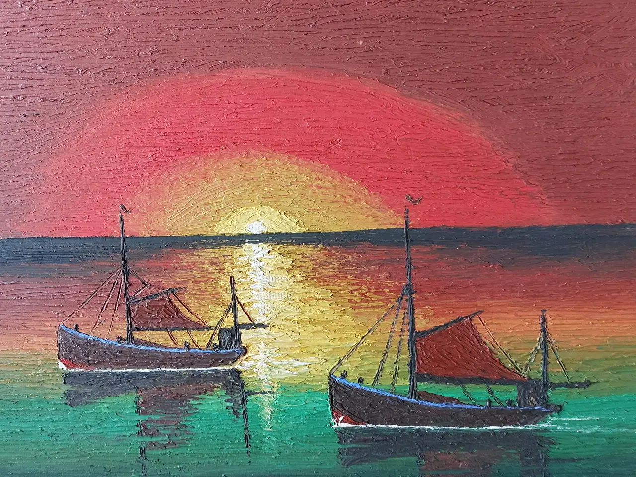 Billede 2 - VILHELM SERBER -( 1902 - 1977 ) -oliemaleri