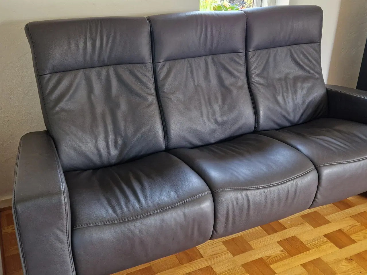 Billede 3 - Himolla 3 pers. Lædersofa