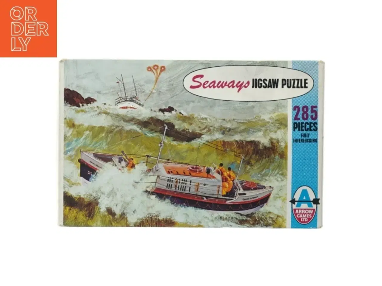 Billede 1 - Retro puslespil med 285 brikker fra Arrow Games Ltd (str. 35 x 26 cm)